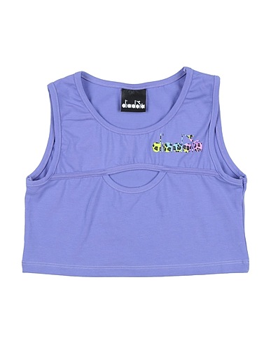 DIADORA T-shirt Mauve 95% Cotton, 5% Elastane