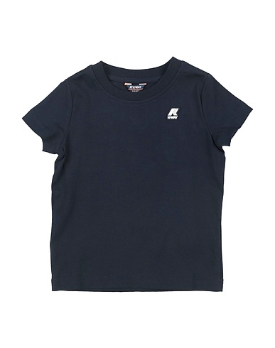 K-WAY T-shirt Blu notte 100% Cotone