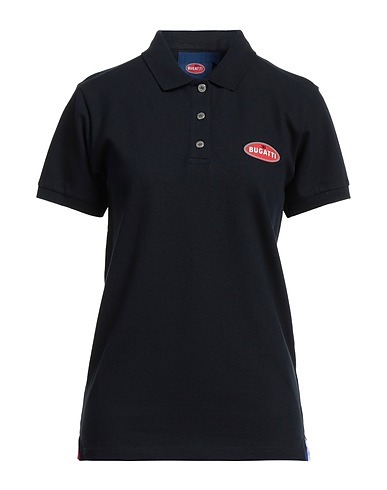 BUGATTI Polo shirt Midnight blue 95% Cotton, 5% Elastane