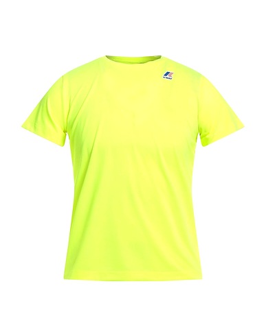 K-WAY Basic T-shirt Yellow 100% Polyester
