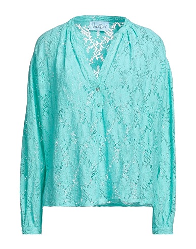 VIRNA DRÒ Top Turquoise 68% Polyester, 32% Viscose