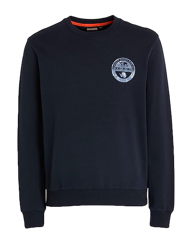 NAPAPIJRI Sweatshirt Navy blue 100% Cotton