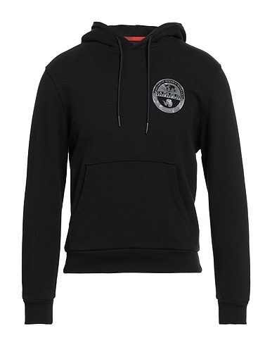 NAPAPIJRI Hooded track jacket  Black 100% Cotton