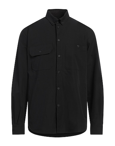 OUTHERE Solid colour shirt Black 100% Polyester