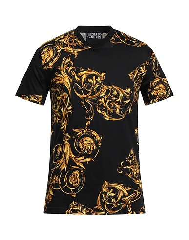 VERSACE JEANS COUTURE T-shirt Black 100% Cotton