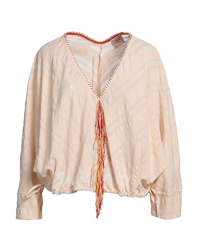 MÊME ROAD Top Beige 55% Cotton, 24% Polyester, 14% Viscose, 7% Linen