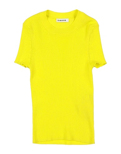 P.A.R.O.S.H. T-shirt Verde lime 82% Cotone, 18% Poliestere