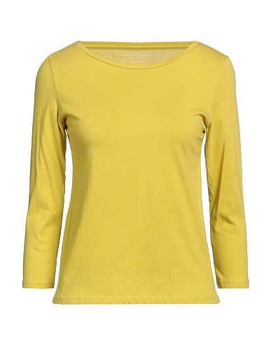 MAJESTIC FILATURES T-shirt Mustard 100% Cotton