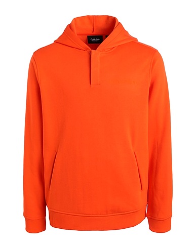 CALVIN KLEIN PERFORMANCE Hooded track jacket  Orange 59% Polyester, 41% Cotton