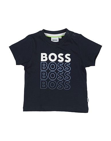 BOSS T-shirt Blu notte 96% Cotone, 4% Elastan