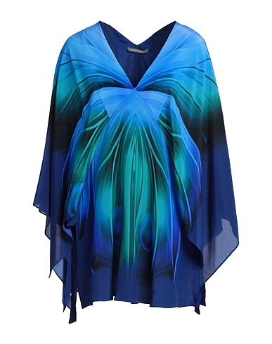 ALBERTA FERRETTI Silk top Blue 100% Silk