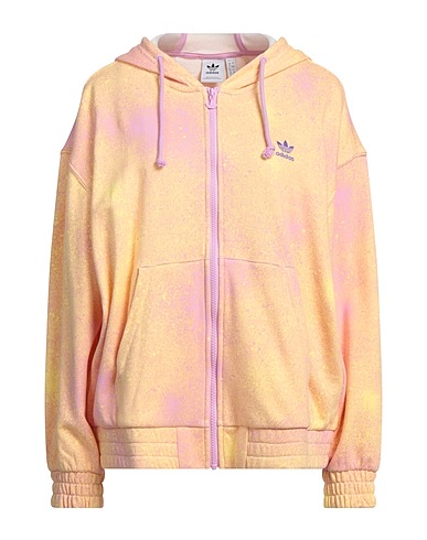 ADIDAS ORIGINALS Hooded track jacket  Lilac 100% Cotton