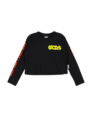 GCDS MINI T-shirt Nero 100% Cotone