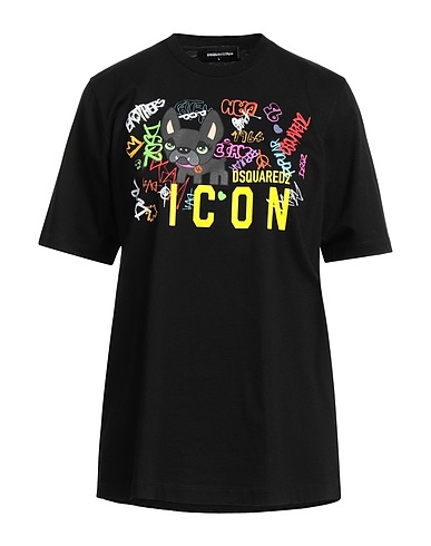 DSQUARED2 T-shirt ICON Black Cotton