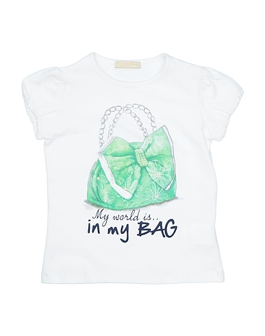 ELSY T-shirt White 95% Cotton, 5% Elastane