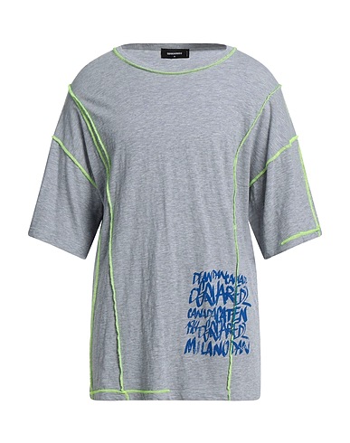 DSQUARED2 T-shirt Grey 88% Cotton, 12% Viscose