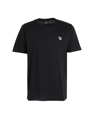 PS PAUL SMITH Basic T-Shirt Black 100% Organic cotton
