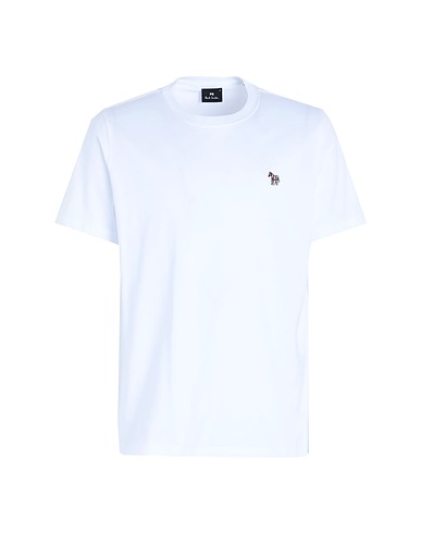 PS PAUL SMITH Basic T-shirt White 100% Organic cotton