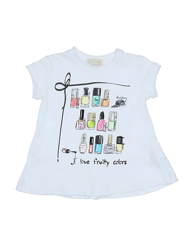 ELSY T-shirt White 95% Cotton, 5% Elastane