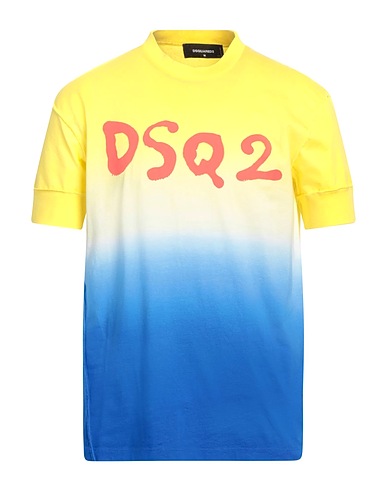 DSQUARED2 T-shirt Giallo 100% Cotone