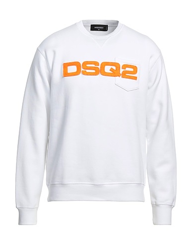 DSQUARED2 Sweatshirt Weiß 100% Baumwolle