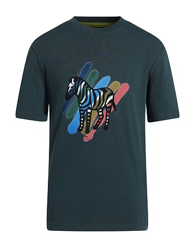 PS PAUL SMITH T-shirt Dark green 100% Organic cotton