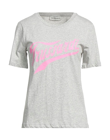 TRUSSARDI T-shirt Light grey 100% Cotton