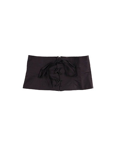 NUDE Belts Black 100% Cotton