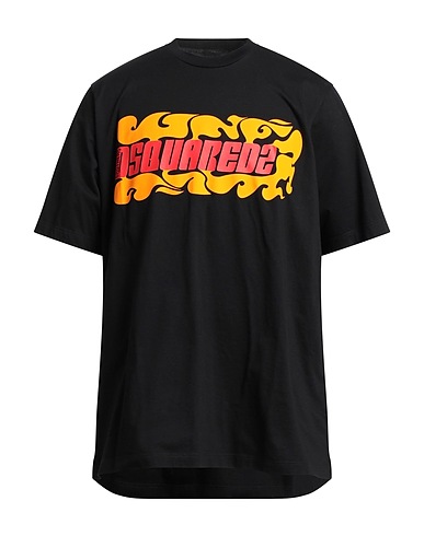 DSQUARED2 Camiseta Negro 100% Algodón