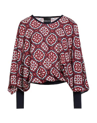 DANIELA DREI Top Blu notte 50% Viscosa, 50% Poliestere