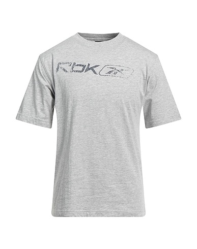 REEBOK T-shirt Grigio 100% Cotone