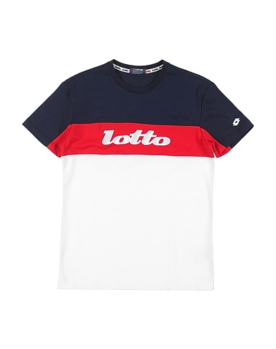 LOTTO T-shirt Blu notte 64% Cotone, 36% Poliestere