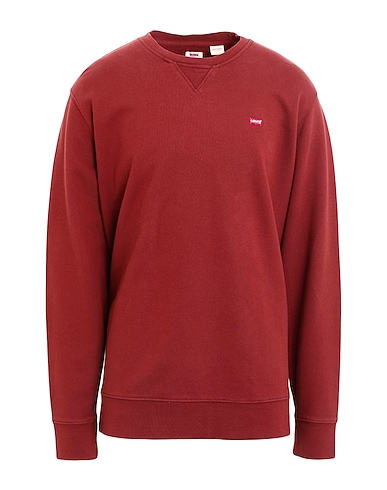 LEVI'S Sweatshirt Burgundy 100% Cotton