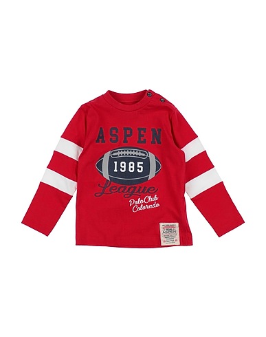ASPEN POLO CLUB T-shirt Rosso 95% Cotone, 5% Elastan
