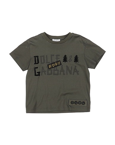DOLCE&GABBANA T-shirt Military green 100% Cotton