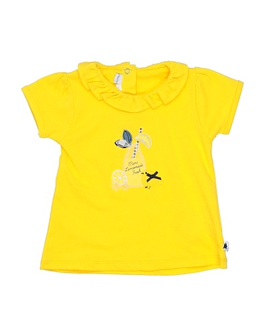 MINIBANDA by SARABANDA T-shirt Giallo 100% Cotone