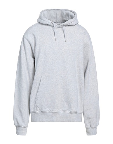 COLORFUL STANDARD Hooded track jacket  Light grey 100% Organic cotton