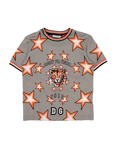 DOLCE&GABBANA T-shirt Grey 100% Cotton