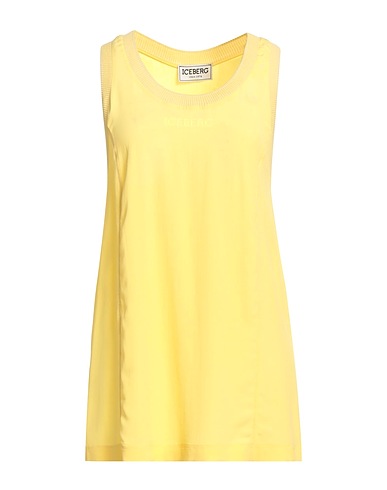 ICEBERG Top Pastel yellow 69% Acetate, 31% Silk, Cotton, Polyamide