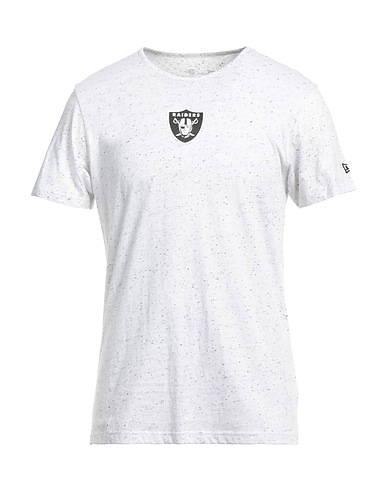 NEW ERA T-shirt Light grey 52% Polyester, 48% Cotton