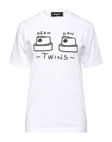 DSQUARED2 T-shirt Bianco 100% Cotone