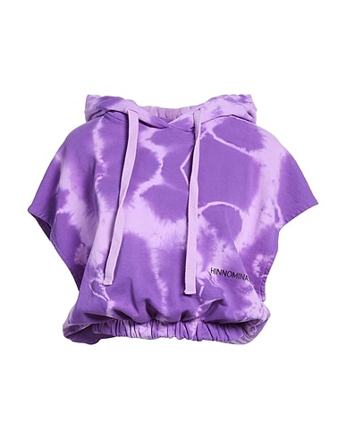 HINNOMINATE Hooded track jacket  Purple 100% Cotton