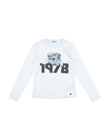 TO BE TOO T-shirt White 94% Cotton, 6% Elastane