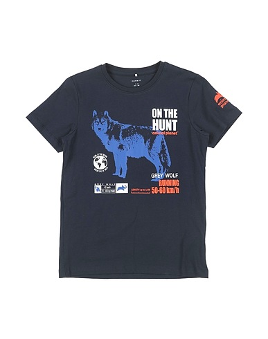 NAME IT® T-shirt Midnight blue 95% Cotton, 5% Elastane