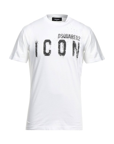 DSQUARED2 T-shirt Bianco 100% Cotone