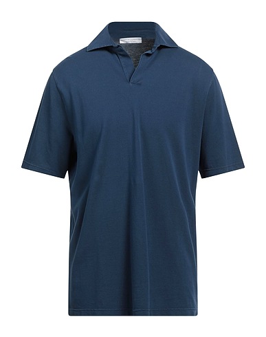 FILIPPO DE LAURENTIIS Polo Blu notte 100% Cotone