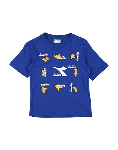 DIADORA T-shirt Blue 100% Cotton