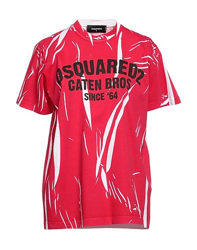 DSQUARED2 T-shirt Red 100% Cotton