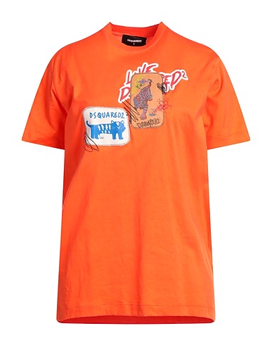 DSQUARED2 T-shirt Orange 100% Cotton