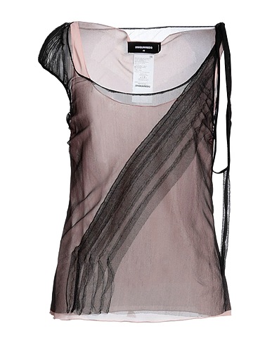 DSQUARED2 Top Noir 84% Soie, 16% Polyamide